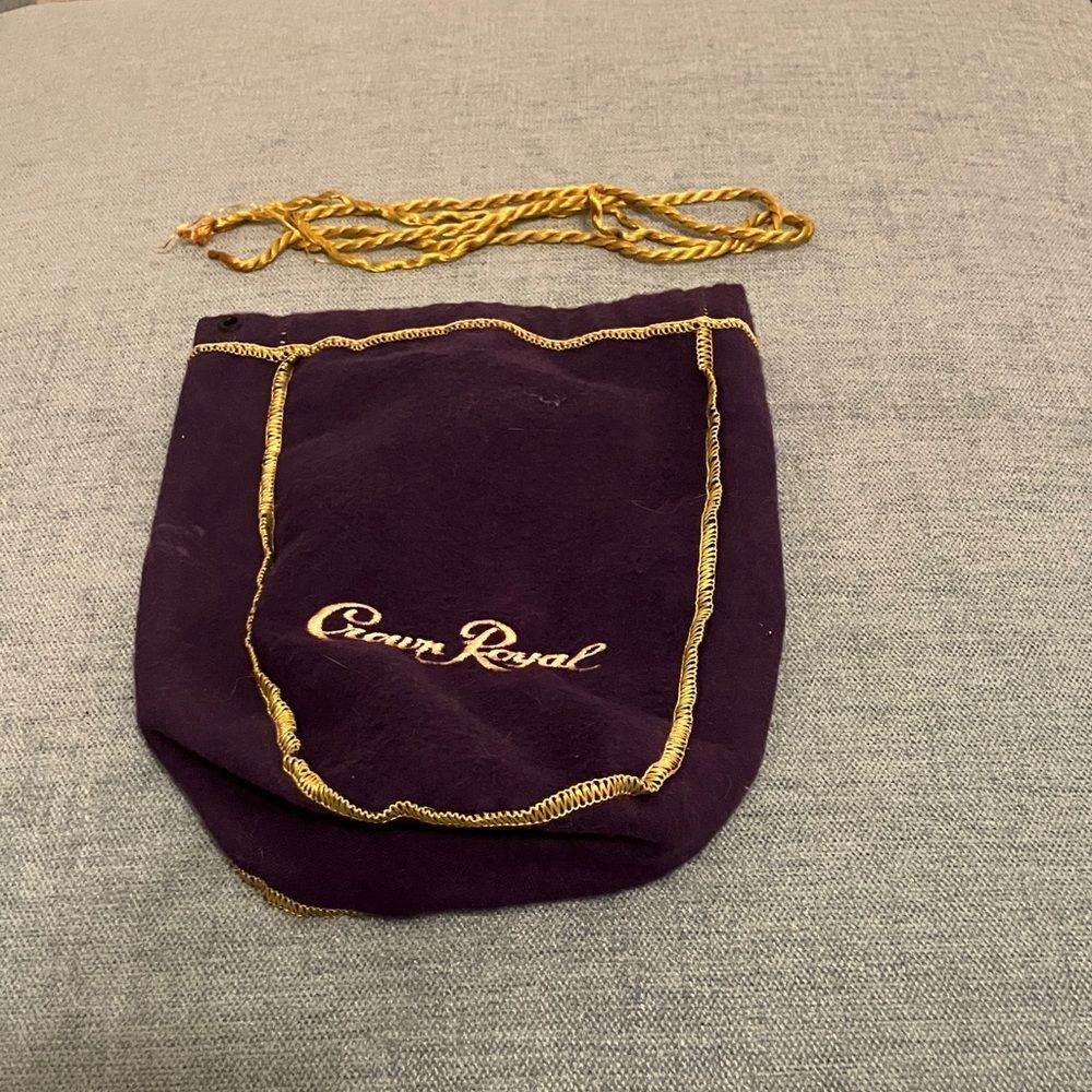 Purple Crown Royal Dust Bag